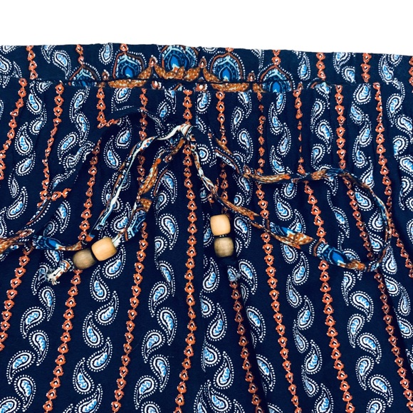 Filigree 70s wide leg flowy hippie boho festival summer free spirit lagen look - Picture 3 of 10